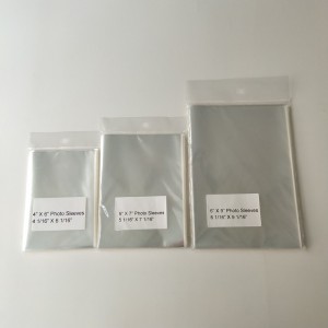 Sacos de armazenamento de tampa de manga macia de plástico transparente cristal